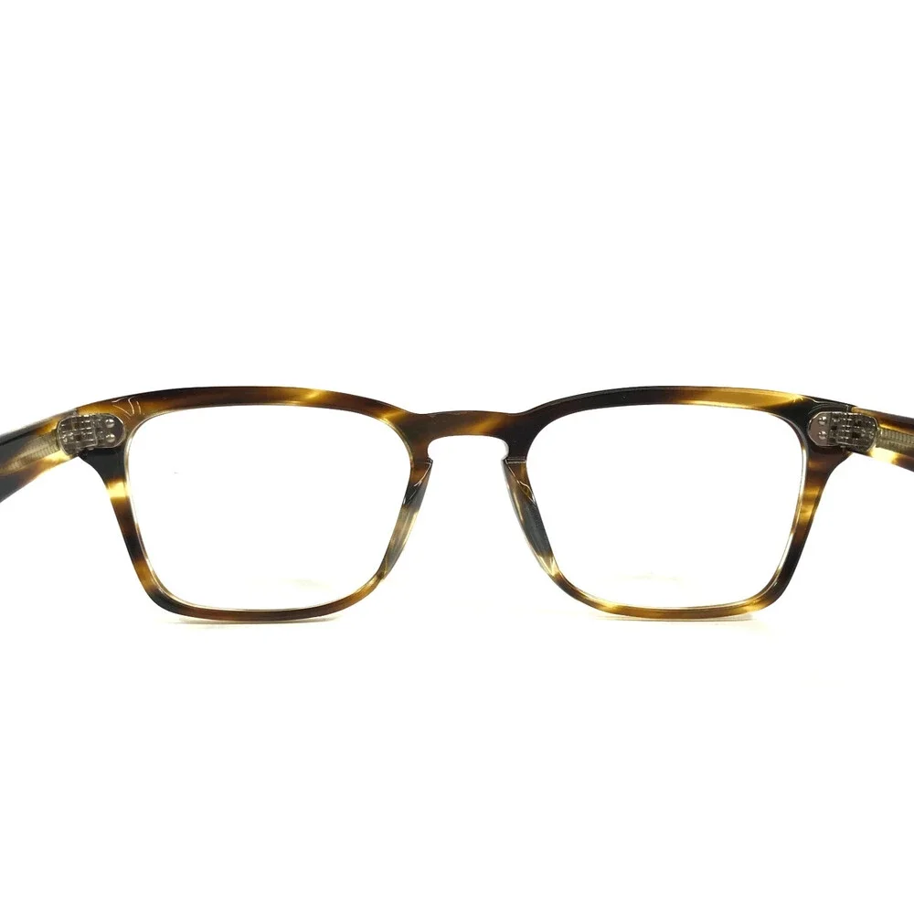 Article One Eyeglasses Frames Whitmore 30 Black Yellow Striped Horn 53-20-145